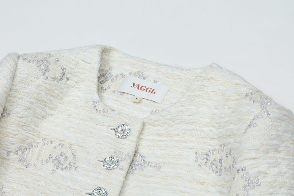 #90 White Magnolia Tweed Jacket (2차리오더 바로배송)