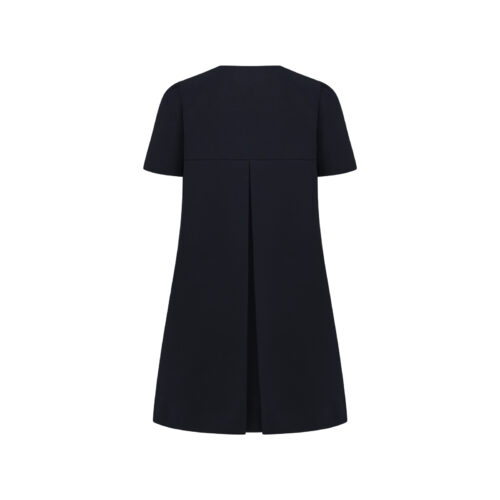 Alternative view of #91.1 Lady Camellia Button Dress (Dark Navy)