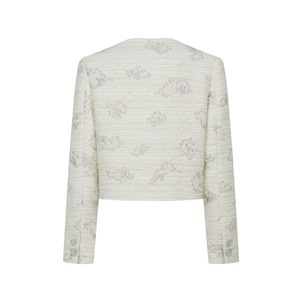 #90 White Magnolia Tweed Jacket (2차리오더 바로배송)