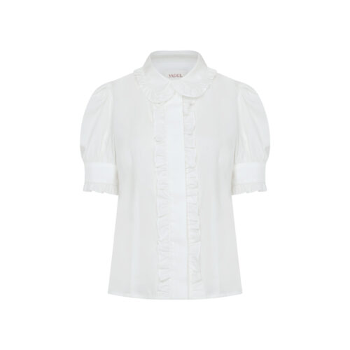 #116 Jill's Pearl White Blouse (바로배송)