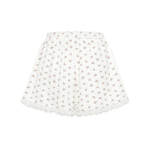 Alternative view of #94.2 Lace Trim Floral Shorts