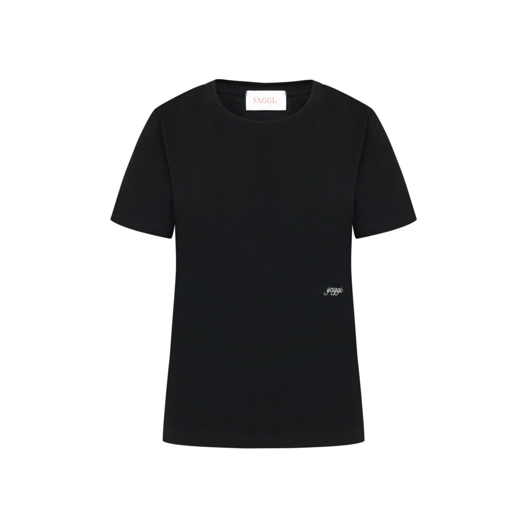 #95.1 90s Slim Fit Yaggi T-Shirt (Black)