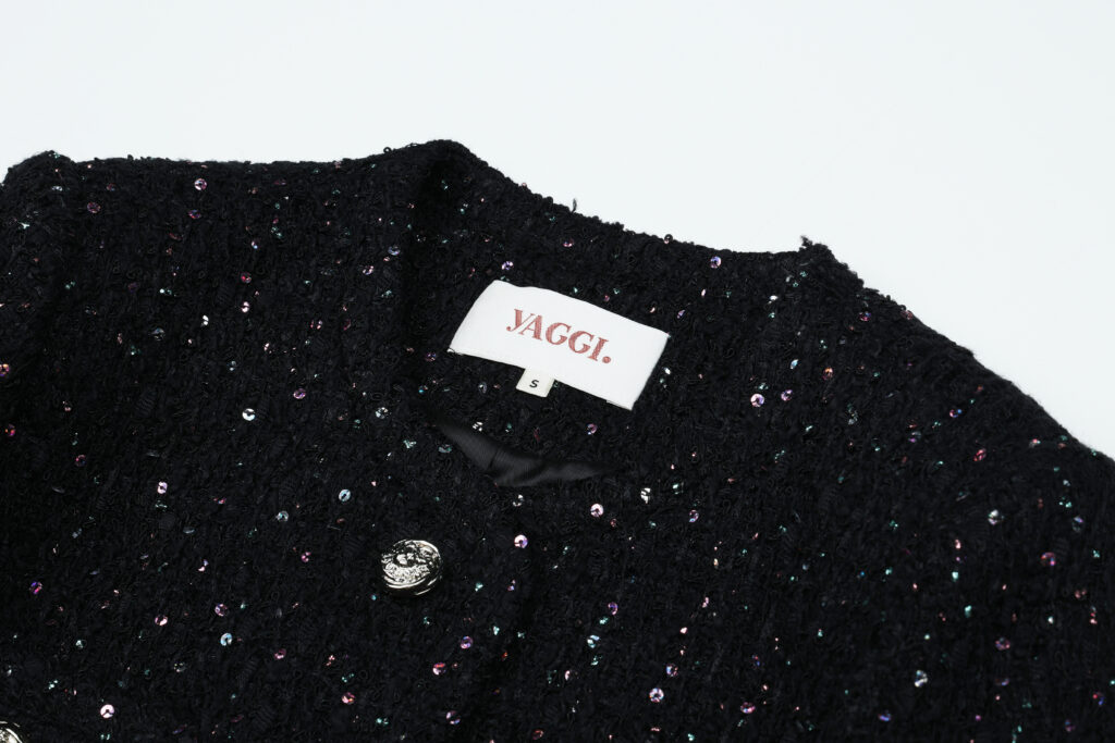 #96 Starry Night Couture Tweed Jacket