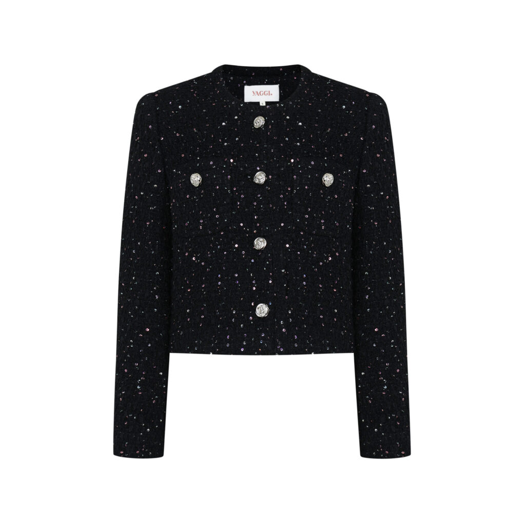 #96 Starry Night Couture Tweed Jacket