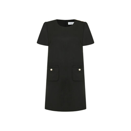 #97 Kate Wool Button Dress (Khaki Green)