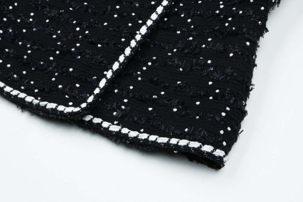 #98 Chelsea B/W Sailor Tweed Jacket (Black)