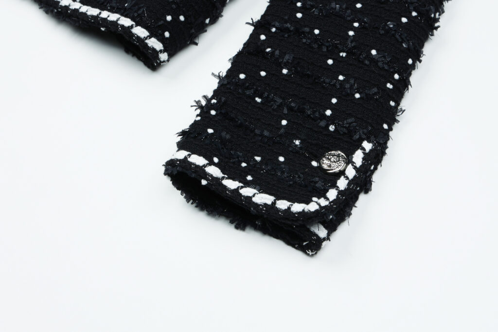 #98 Chelsea B/W Sailor Tweed Jacket (Black)