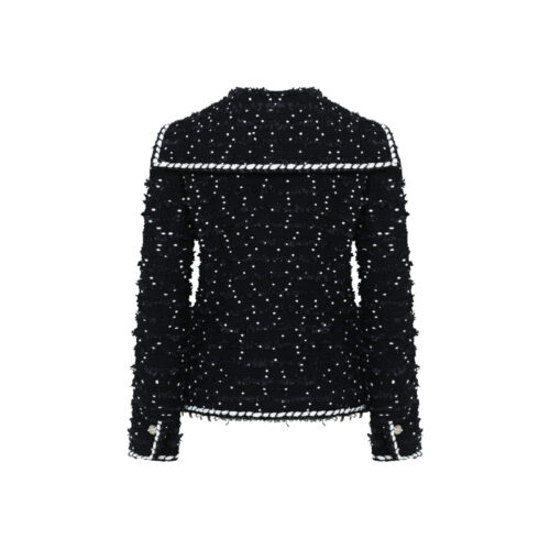 Alternative view of #98 Chelsea B/W Sailor Tweed Jacket (Black)