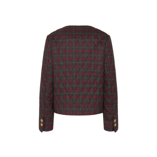 Alternative view of #99.1 New Quilted Jacket ( Check Wool )