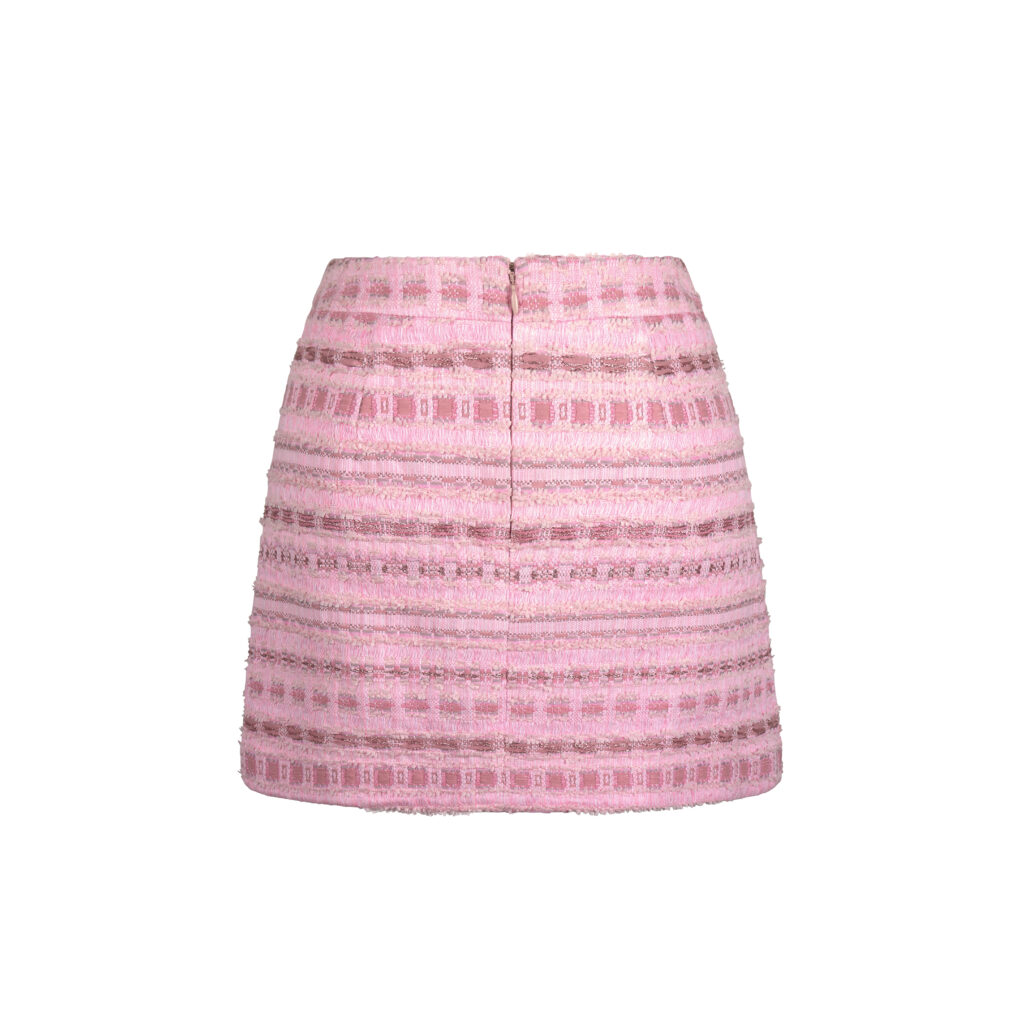 #103.1 Rose Garden Tweed Skirt