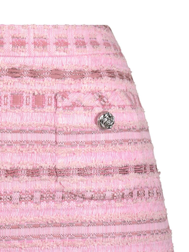 #103.1 Rose Garden Tweed Skirt