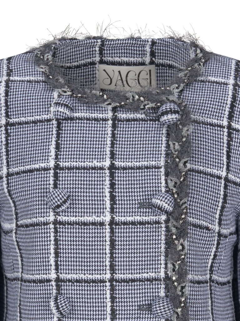 #105 Double Button Check Tweeds Jacket