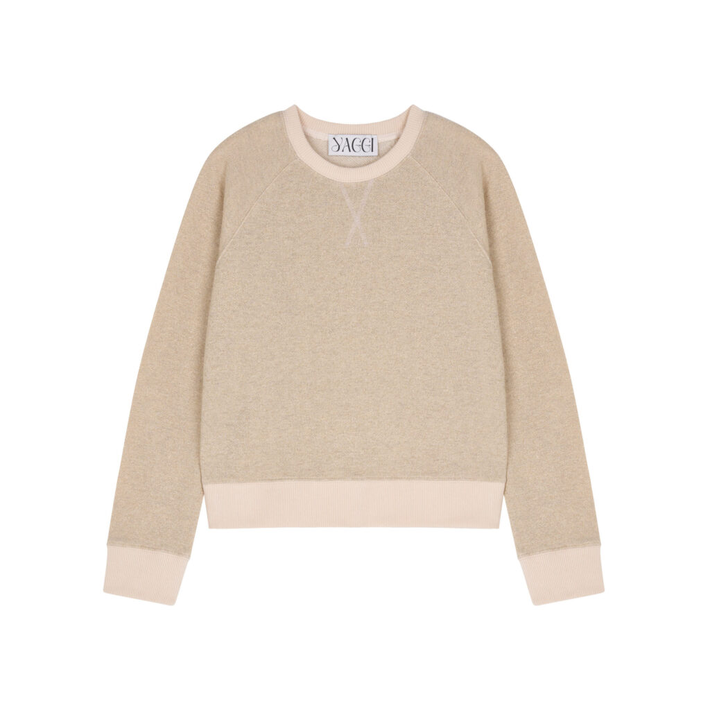 #109 Estelle Shiny Gold Sweatshirt