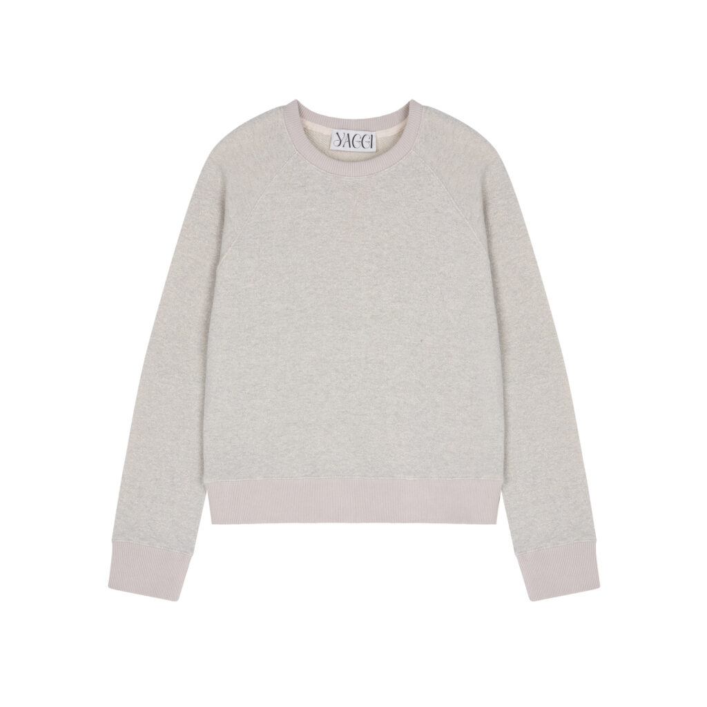 #110 Estelle Shiny Silver Sweatshirt