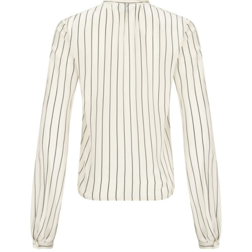 Alternative view of #108 Lauren Stripe Silk Blouse