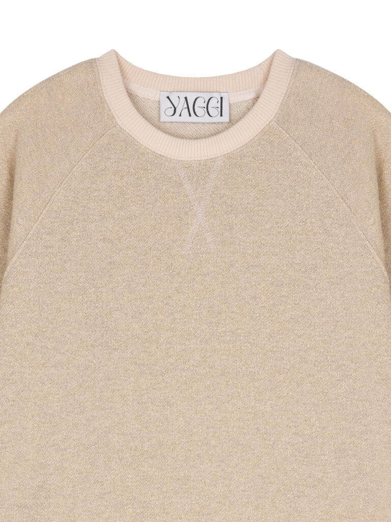 #109 Estelle Shiny Gold Sweatshirt