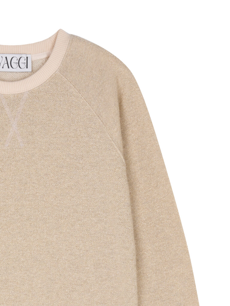 #109 Estelle Shiny Gold Sweatshirt