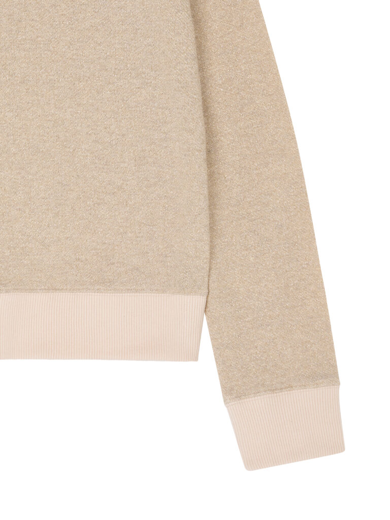 #109 Estelle Shiny Gold Sweatshirt