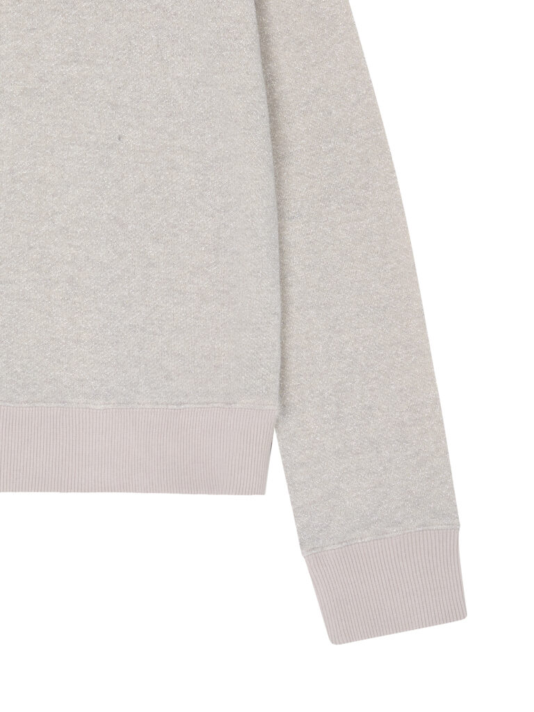#110 Estelle Shiny Silver Sweatshirt