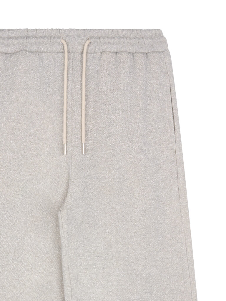#110.1 Estelle Shiny Silver Tracksuit Bottoms