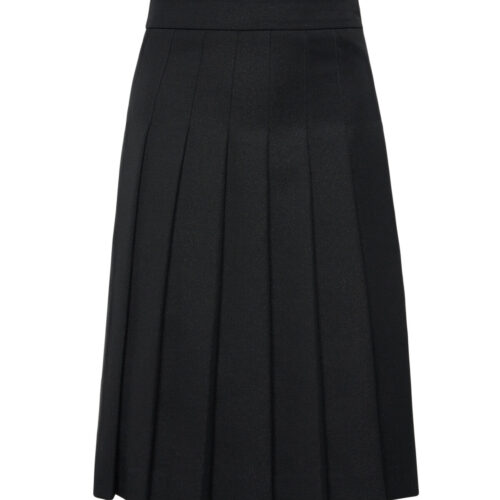 Alternative view of #111 Galaxy Black Wool Pleated Skirt