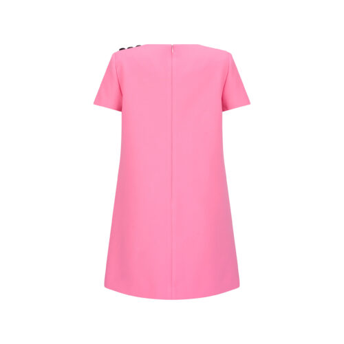 Alternative view of #117 Kate Button Dress (Flamingo)