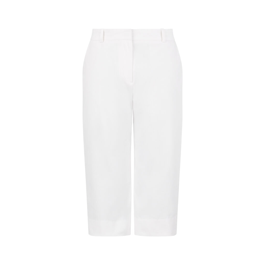 #115 Holiday Capri Pants (White)