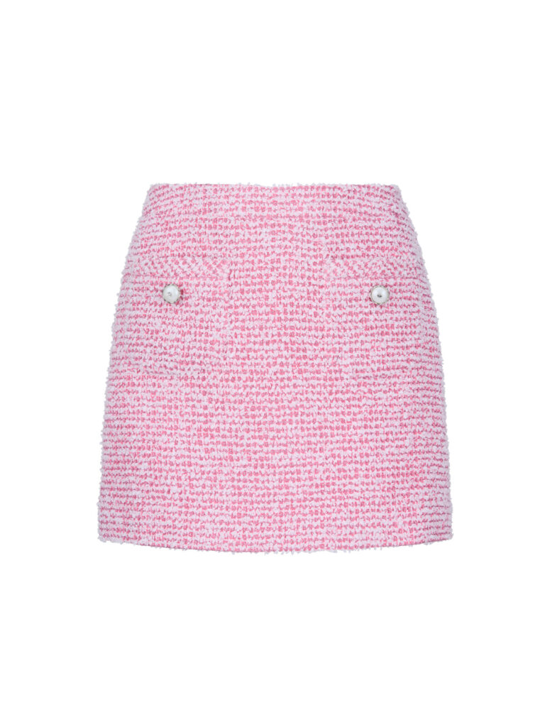 #120 Rosewood Tweed Skirt