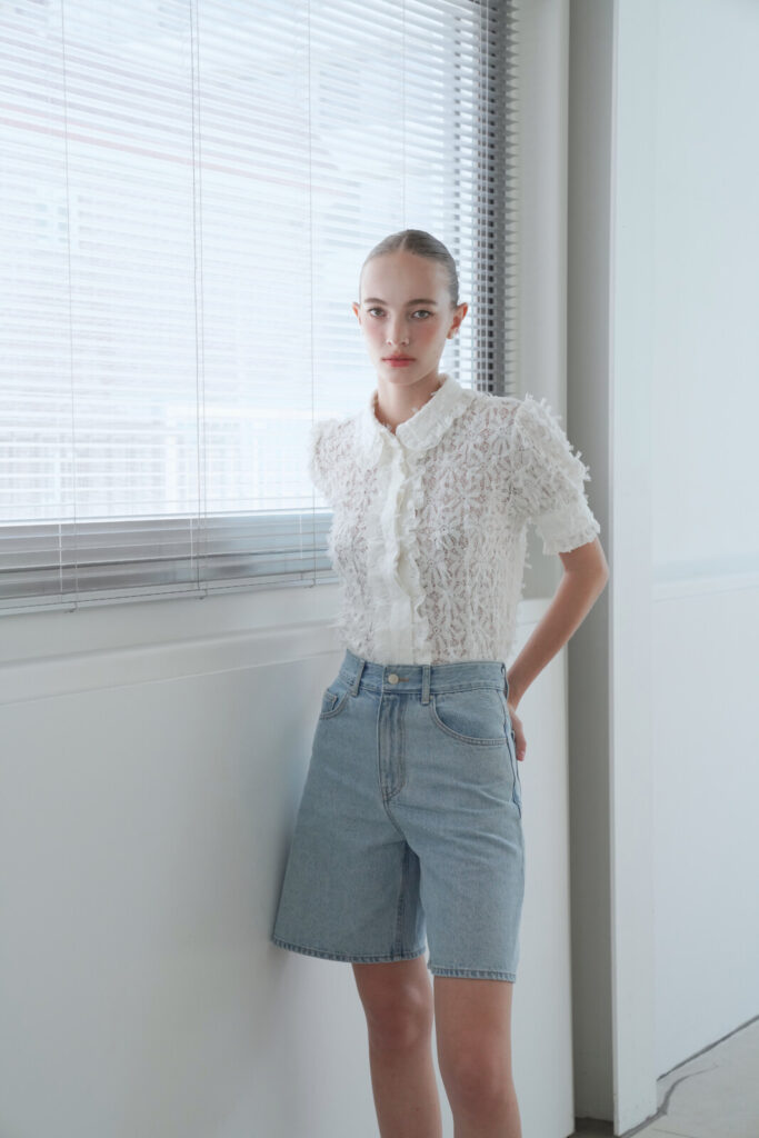 #119 Summer Dip Denim Shorts