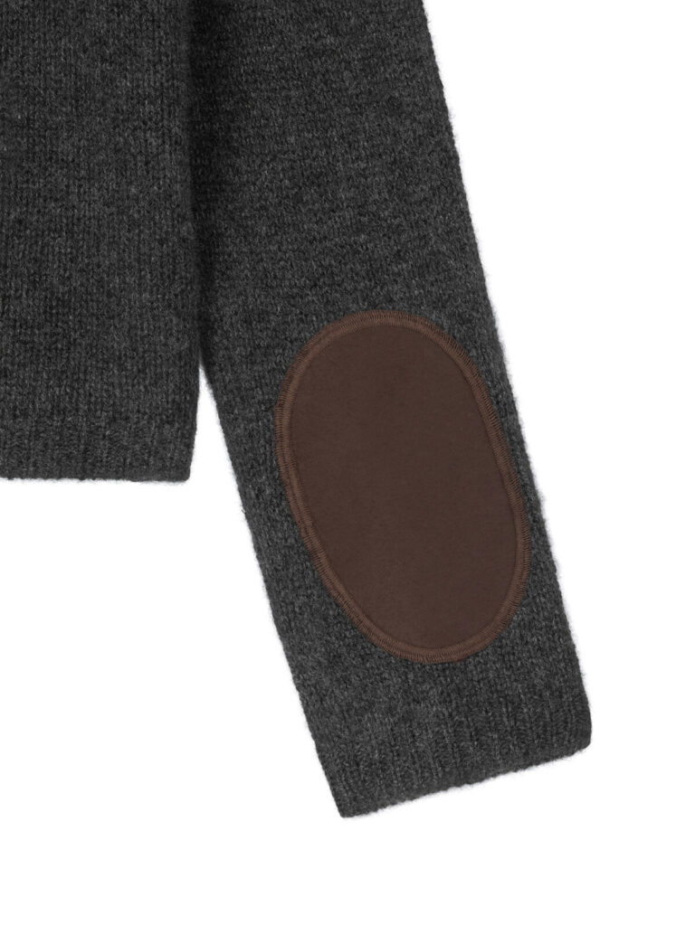 #126 Ellie Cashmere Cardigan (Dark Grey)