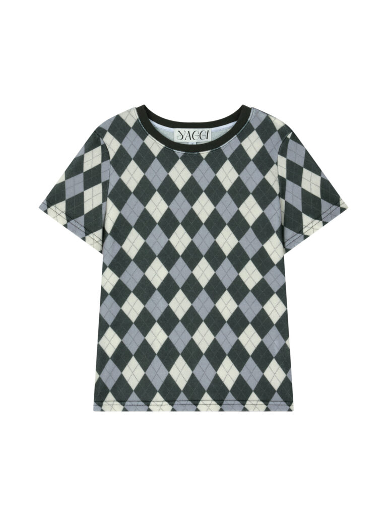 #127 Argyle T-Shirt (Grey)