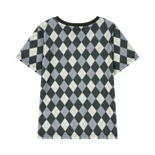 Alternative view of #127 Argyle T-Shirt (Grey)