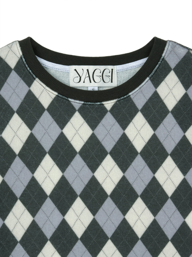 #127 Argyle T-Shirt (Grey)