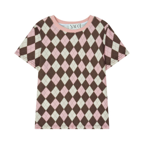 #127.1 Argyle T-Shirt (Pink)