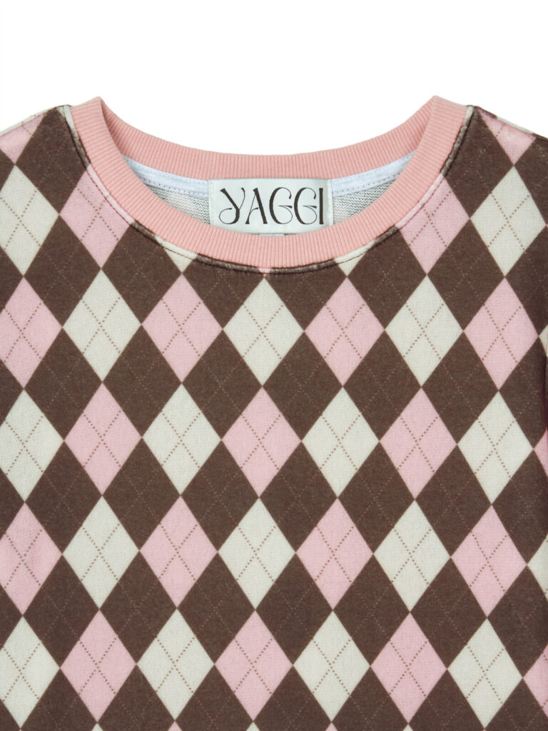#127.1 Argyle T-Shirt (Pink)
