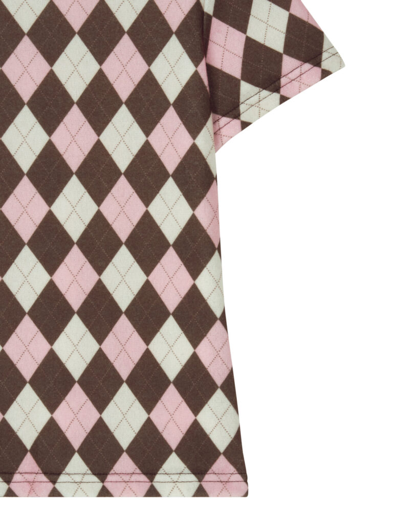 #127.1 Argyle T-Shirt (Pink)