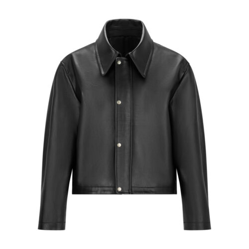 #128 Yaggi Italian Collar Leather Jacket (바로배송)