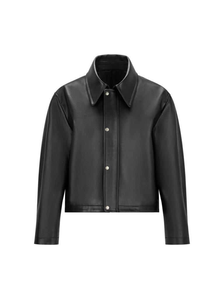 #128 Yaggi Italian Collar Leather Jacket (바로배송)