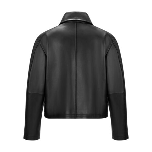 Alternative view of #128 Yaggi Italian Collar Leather Jacket (바로배송)