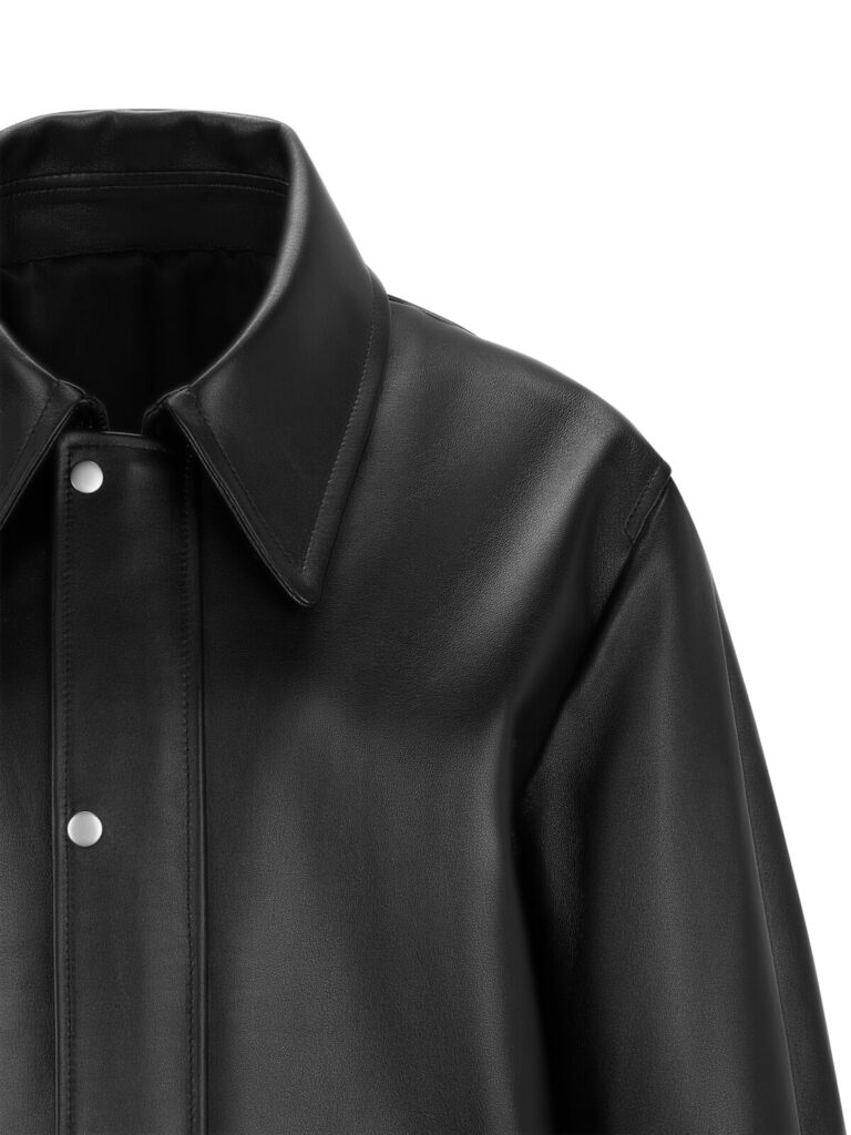 #128 Yaggi Italian Collar Leather Jacket (바로배송)