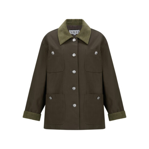 #131. Tilda Safari Jacket (Khaki Brown)