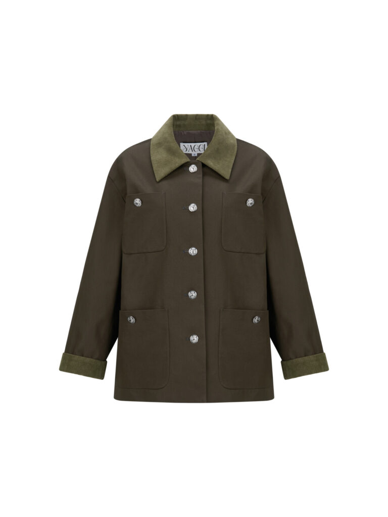 #131. Tilda Safari Jacket (Khaki Brown)