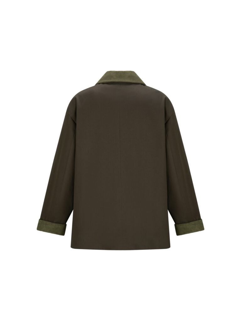 #131. Tilda Safari Jacket (Khaki Brown)