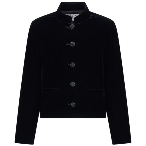 #133 Agehara Rose Velvet Jacket