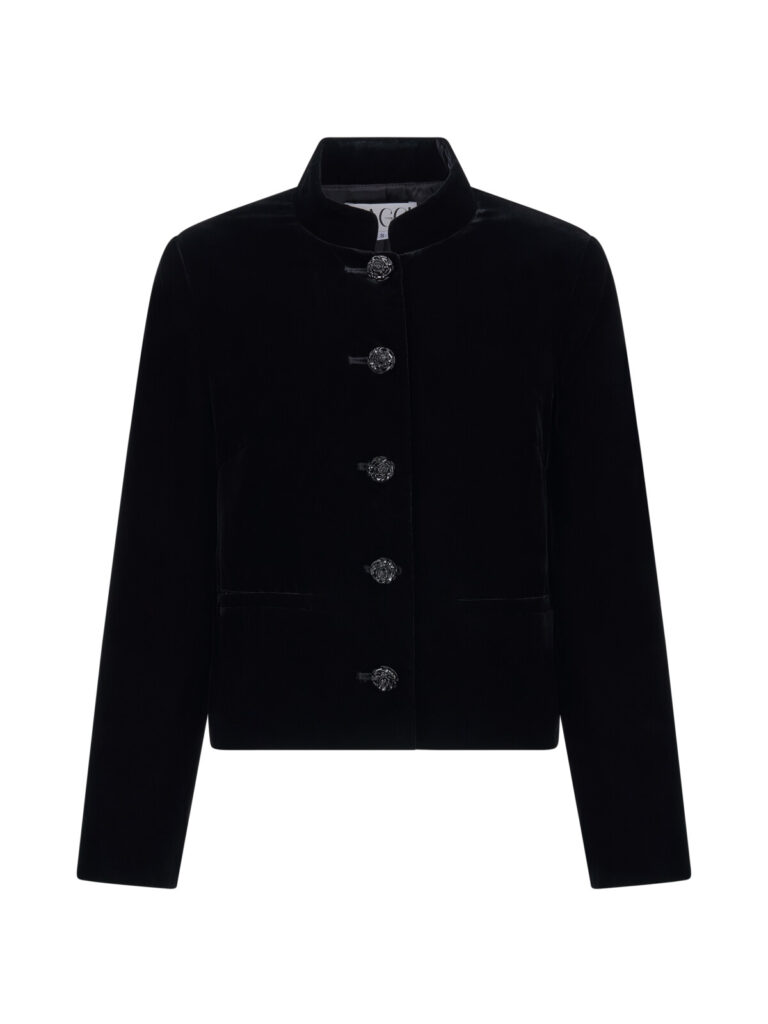 #133 Agehara Rose Velvet Jacket