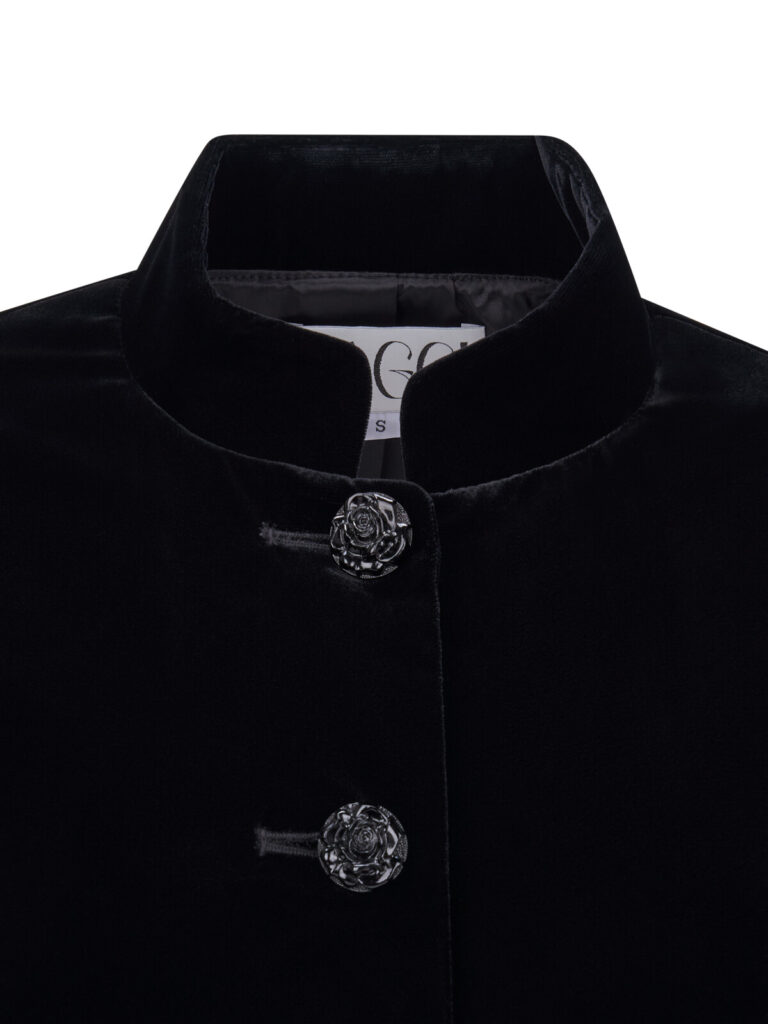 #133 Agehara Rose Velvet Jacket