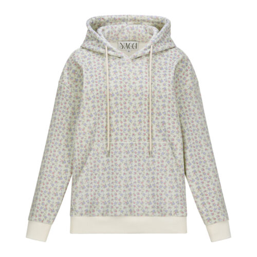 #139.1 Soft Floral Hoodie (Light Green)