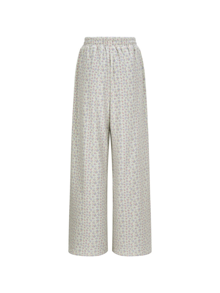 #140.1 Soft Floral Tracksuit Bottoms (Light Green)