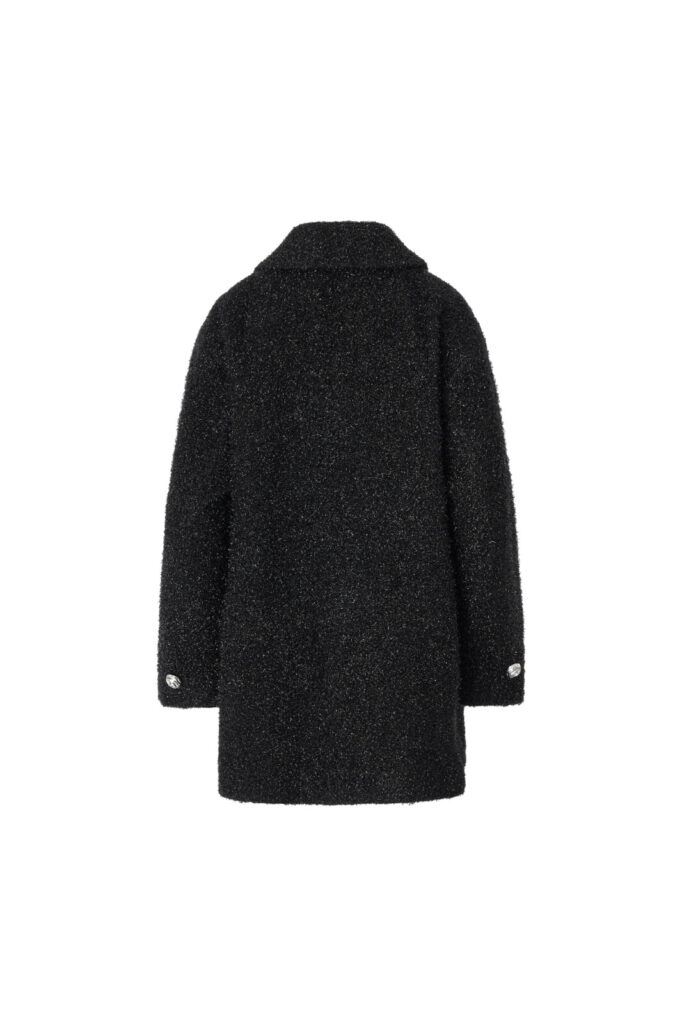 #138 Noir Tweed Coat