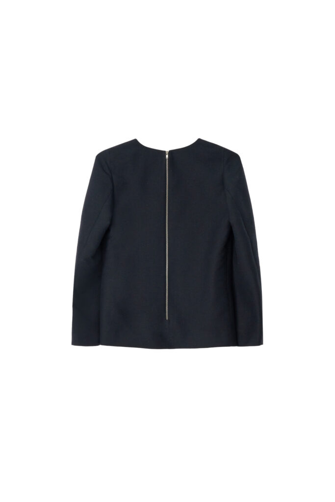#135 Calvin Silk Top (Black)